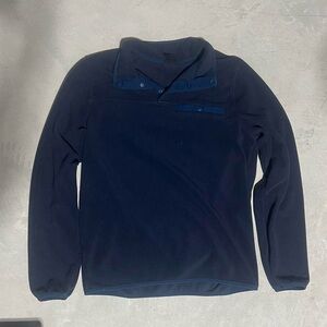 Classic Navy Fleece Pullover